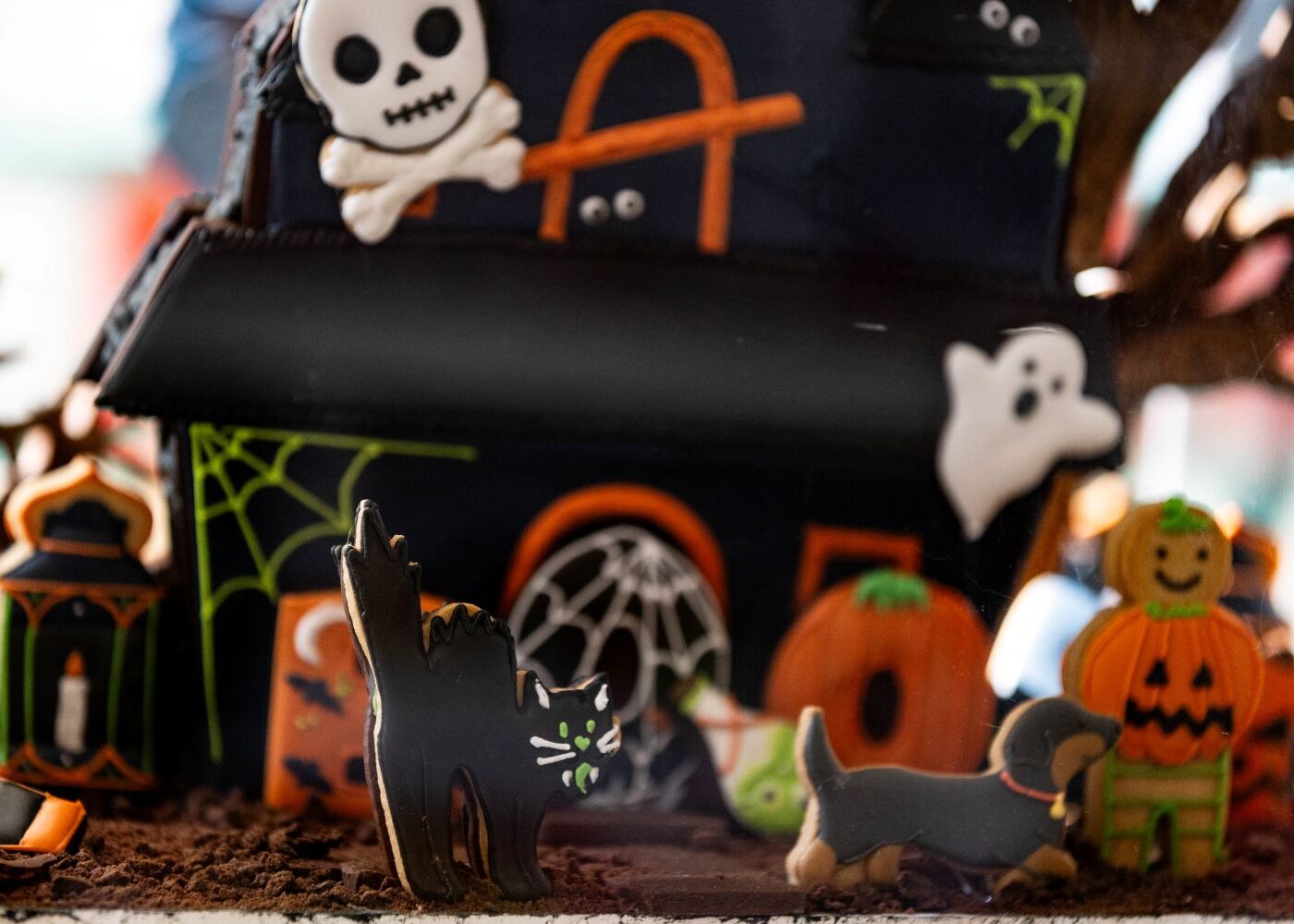 Halloween snack display