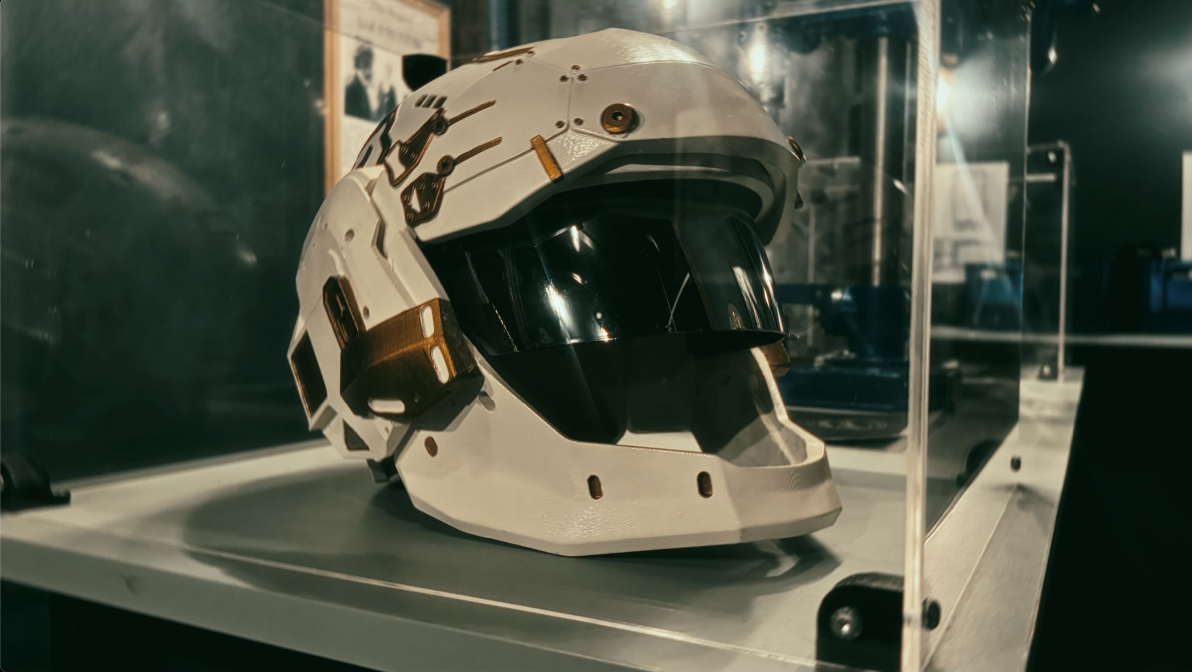 Sci fi helmet. Enigma Quests Escape Room Inventor's Odyssey Through Time